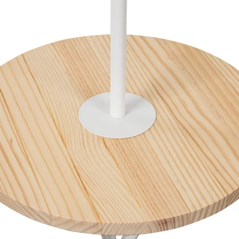 Торшер на треноге со столиком Arte Lamp Combo A2070PN-1WH (220V)