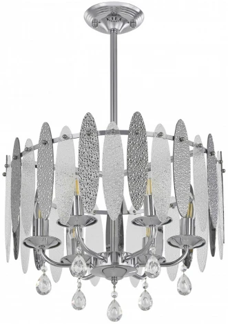 Подвесная люстра хрустальная на штанге Arte Milano Sorrento-4309 374309/6/350/470 CR (220V)