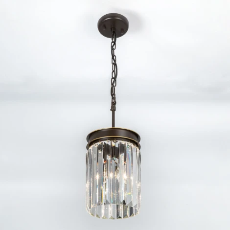 Подвесной светильник Citilux Мартин CL332011 (220V, хрусталь, на цепи, круглые)