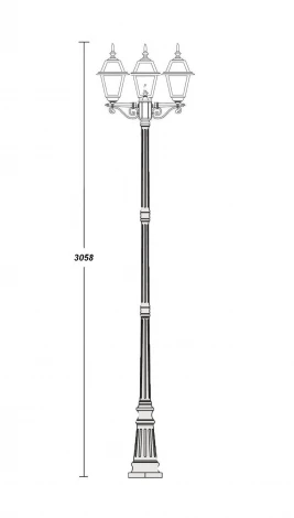 Наземный фонарь Oasis Light Faro Lgg 91110ВLgg