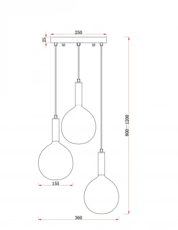 Подвесной светильник Freya Sway FR5269PL-03CH
