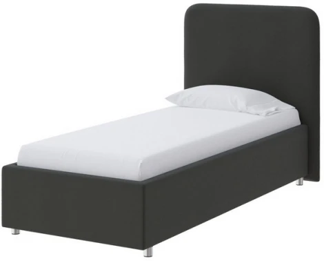 PROxSON Кровать Олаф (Ткань: Велюр Forest 520 Темно-серый) 80x190