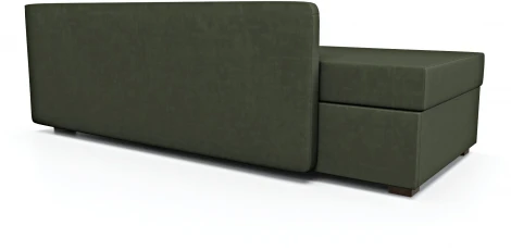 Диван-кровать Arsko Велес Угол правый велюр зеленый