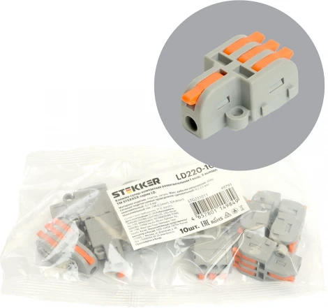 Клемма разветвительная Stekker 49791