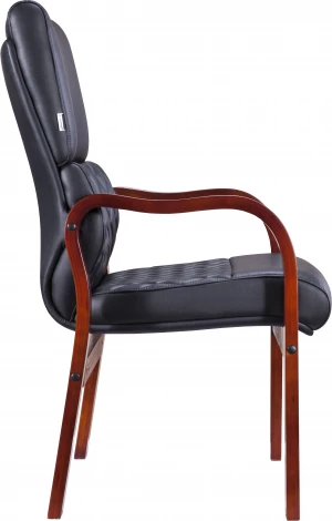 Компьютерное кресло Everprof President Wood CF Экокожа Черный