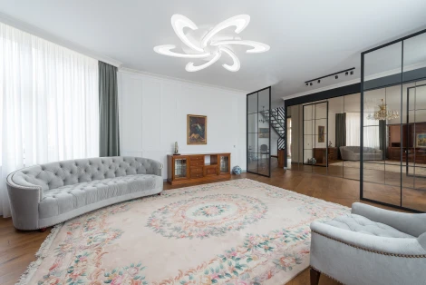 Потолочная люстра светодиодная с ДУ Ritter Malta 52019 1