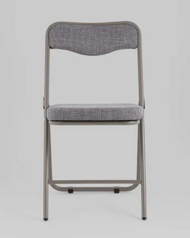 Стул складной Джонни рогожка серо-голубой каркас серый Stool Group арт.УТ000039512