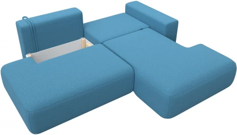 Диван угловой Лига-036 НПБ Модерн правый угол Лига Диванов (Рогожка) арт.125473