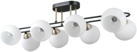 Потолочная люстра на штанге ILLUMICO IL0790-8CSQ-25 BK AB TRENTO (220V)