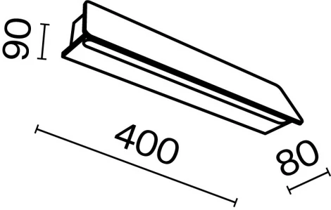 Настенный уличный светильник Maytoni Trupp O429WL-L10GF3K (LED, 220V, IP54)