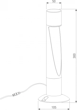Наземный светильник Elektrostandard Recess 35177/S черный (LED, 220V, круглые, IP65)