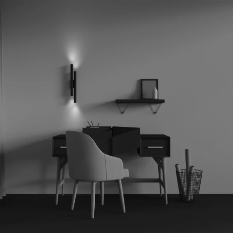 Настенный светильник Maytoni Calipso C082WL-24W2.7K-B (LED, 220V)