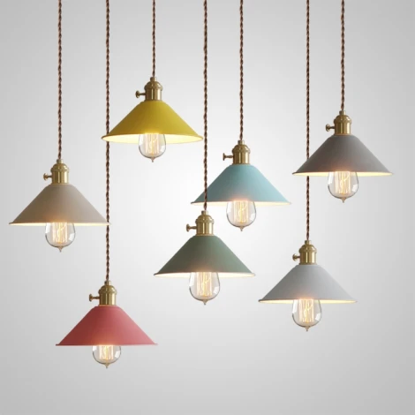 Подвесной светильник Braid Зеленый ImperiumLoft Braid01 (178452-26) (220V, на проводе, круглые)