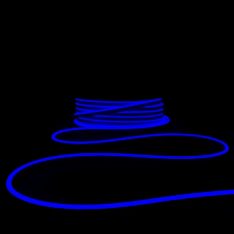 Односторонний Гибкий Неон 6х12мм Синий 12В, IP65 Laitcom FR-23525