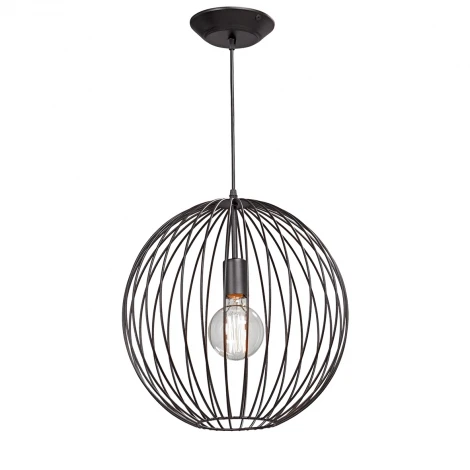 Подвесной светильник Vitaluce V4270-1/1S (220V, на проводе, шар, клетка)