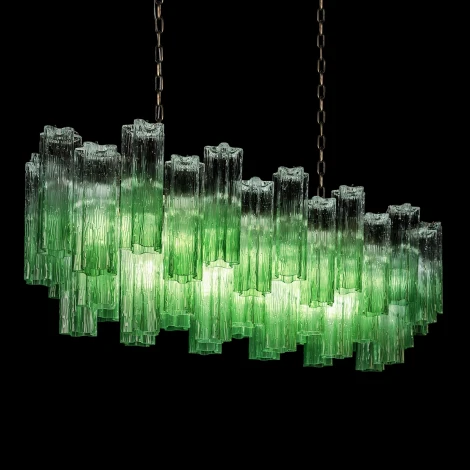 Подвесная люстар Loft It Murano 10580/1000R Clear green