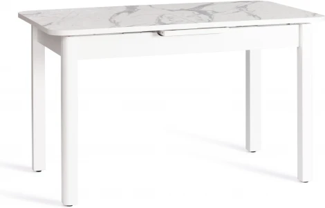 Кухонный стол Tetchair ALIGERY (ЛДСП,HPL,Массив березы/Белый)