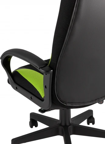 Кресло игровое TopChairs ST-CYBER 9 черный/зеленый УТ000034844