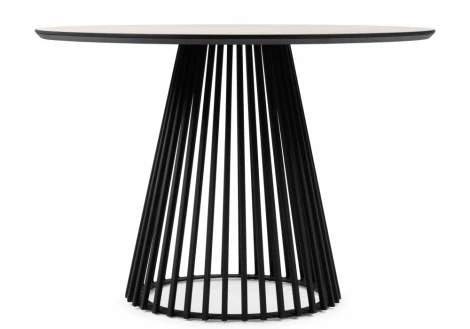 Керамический стол Нэнси 110 avenue grey sahara / черный 625590