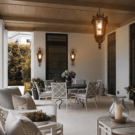 Уличный подвесной светильник Loft It Verona 100003P (220V, на цепи, фонарь, IP55)