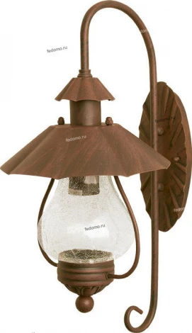 Уличный настенный светильник 1 плафон