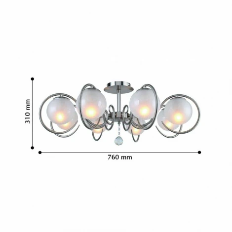 Потолочная люстра F-Promo Fabbio 2349-8U (220V, шарики)