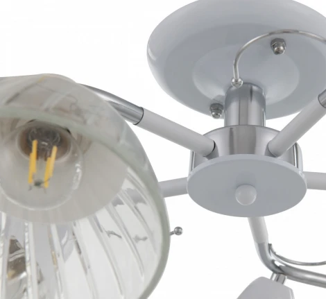 Потолочная люстра на штанге Arte Milano Napoli 320306/5 WT+CR (220V)