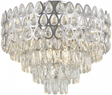 Потолочная люстра хрустальная на штанге Arte Milano Sorrento-2019 372019/8/50/550 CR (220V)
