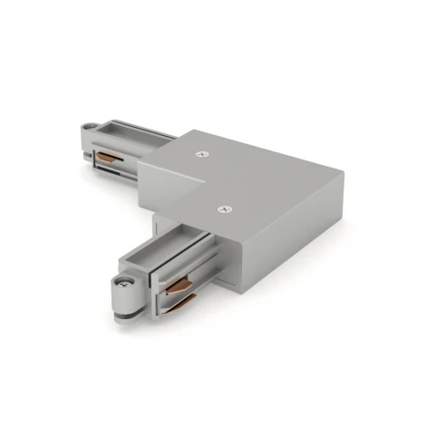 Соединитель-коннектор угловой для трека Silver RAUMBERG KTK1LSv (220V)
