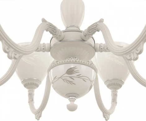 Подвесная люстра Arte Milano AM343837 347837/6 WT+SL (220V, на цепи)