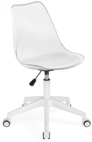 Компьютерное кресло Woodville Kolin с подушкой clear / white 15642
