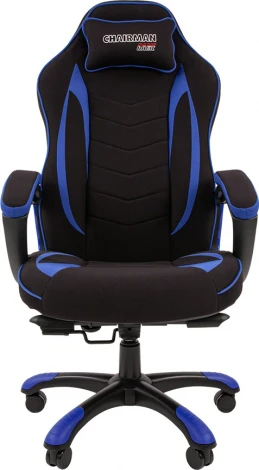 Игровые кресла CHAIRMAN GAME 28 (Пластик,Ткань/Черный,Синий)
