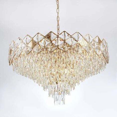 Подвесная люстра хрустальная Modelux MODELUX ML.7555.25 GD