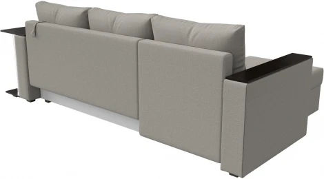 Диван угловой Атланта Лайт левый угол (Бежевый/Рогожка) Лига Диванов арт.121162L