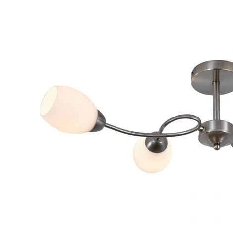 Потолочная люстра на штанге 150007/4R E27*60W Satin nickel Escada Argo ES0000065