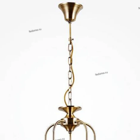 Подвесная люстра Eurosvet Consul 60040/5 античная бронза