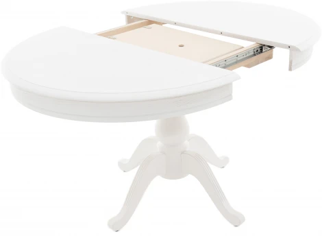 Стол Фабрицио D100, Эмаль белая, Аврора