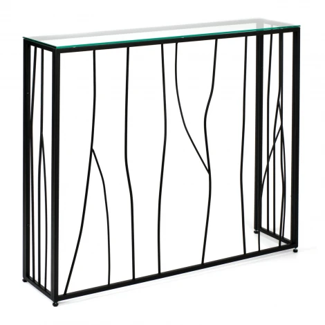Консольный стол AllConsoles 1022-CB clear черный муар