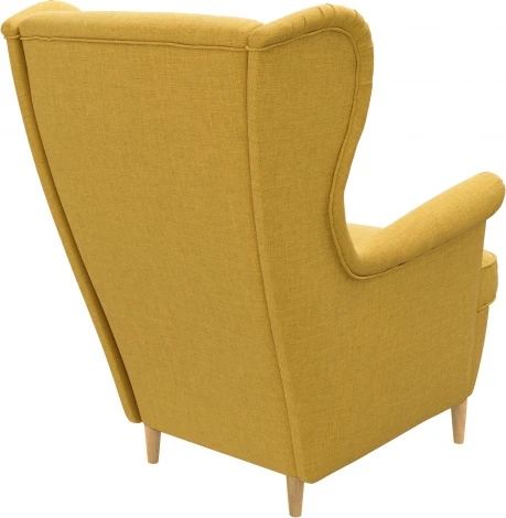 БЕНОН Кресло тканевое желтое D1 furniture арт.AAA41697001