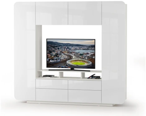 Готовая гостиная Mobi Румба белый / белый глянец 311396