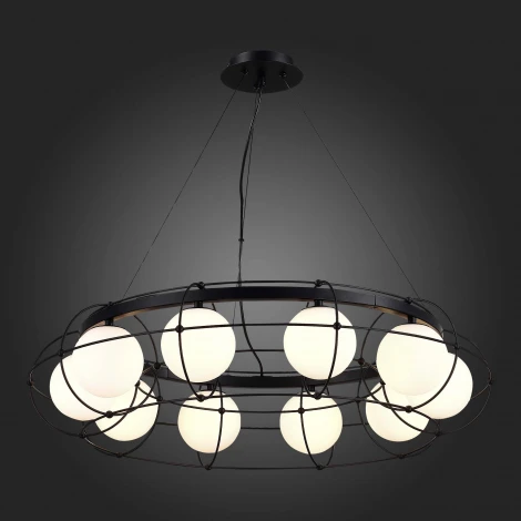 Подвесная люстра Beata SL1189.403.10 ST Luce (220V, на тросе, шарики)