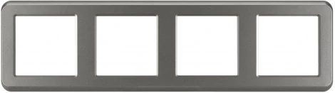 Рамка пластиковая FRM-VERSA-PL-4-GR (Arlight) 045189