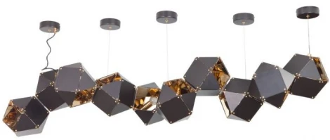 Подвесной светильник L'Arte Luce Welles L31210 black, gold (220V, на тросе)
