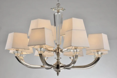 Подвесная большая люстра Newport 11400 11408+4/C (220V, на цепи)