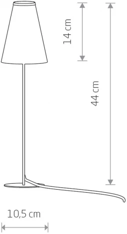 Интерьерная настольная лампа светодиодная Trifle 7758 Nowodvorski (220V)