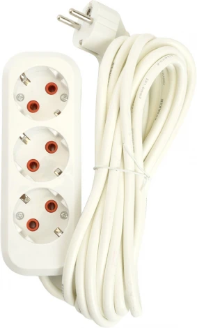 Удлинитель 3-х местный 7 метров с заземлением Stekker Home 49350