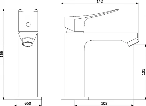 Смеситель Damixa Apollo 220220000 для раковины