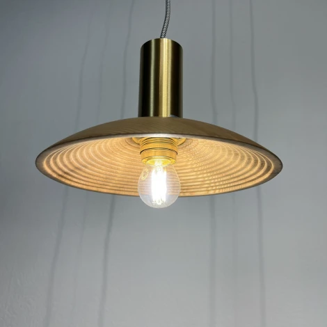 Подвесной светильник Wood Light Brown ImperiumLoft Wood-C01 (141158-26) (220V, на проводе)