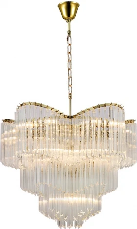 Подвесная люстра Newport 8900 8918/C gold (220V, на цепи)