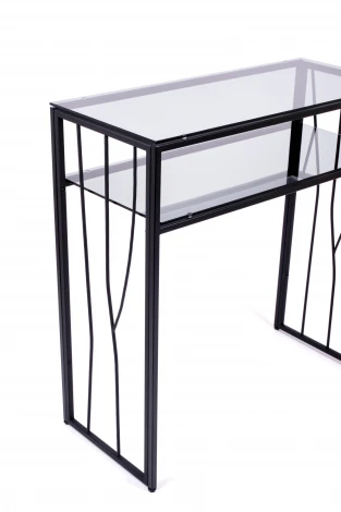 Консольный стол AllConsoles 1123-CB grey черный муар